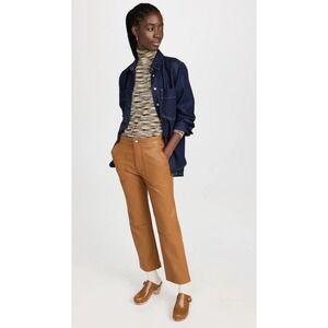 Rachel Comey Pacific Top XS Superfine Alpaca Silk Space Dyed Knit Tneck Sweater